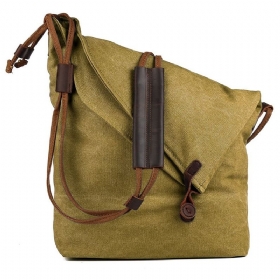 Unisex Καμβάς Χιαστί Τσάντα Casual Shoulder Bag Messenger