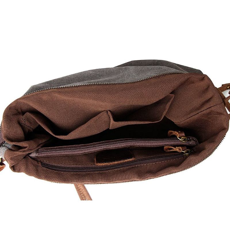 Unisex Καμβάς Χιαστί Τσάντα Casual Shoulder Bag Messenger