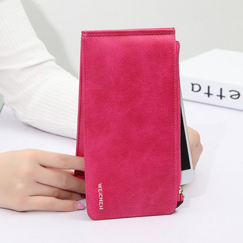 Woman Durable Pu Phone Wallet Card Bag 20 Slots Υποδοχές Πολλαπλών Καρτών Πορτοφόλι