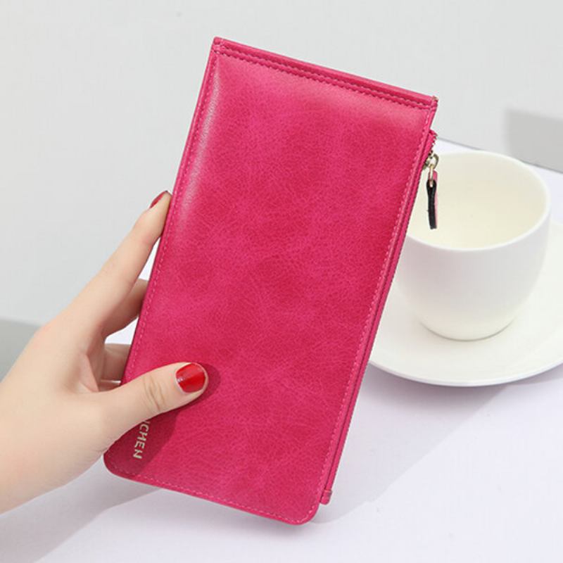 Woman Durable Pu Phone Wallet Card Bag 20 Slots Υποδοχές Πολλαπλών Καρτών Πορτοφόλι