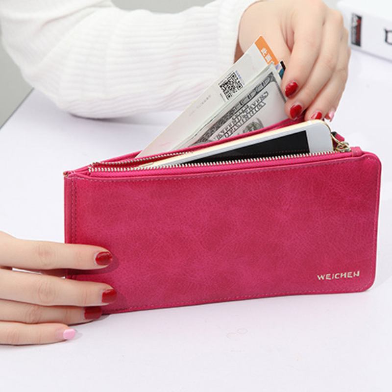 Woman Durable Pu Phone Wallet Card Bag 20 Slots Υποδοχές Πολλαπλών Καρτών Πορτοφόλι