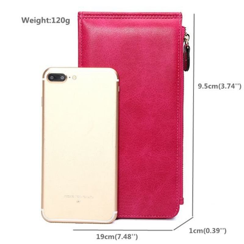 Woman Durable Pu Phone Wallet Card Bag 20 Slots Υποδοχές Πολλαπλών Καρτών Πορτοφόλι