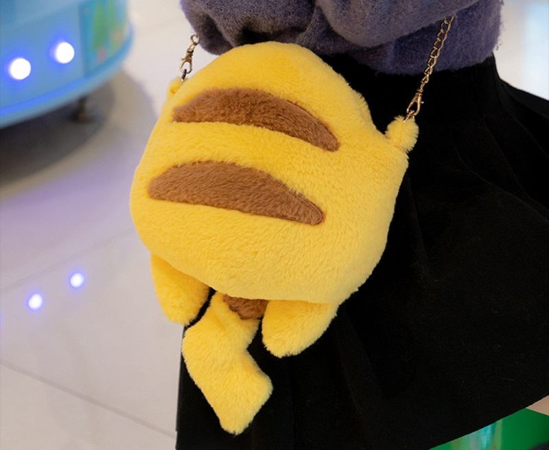 Χαριτωμένο Anime Pikachu Outlook Pikapika Shoulder Bag Κίτρινο