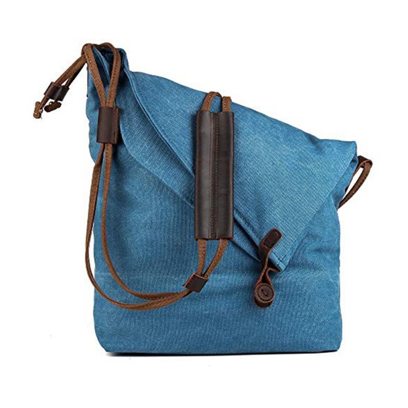 Υπερμεγέθης Casual Canvas Crossbody Τσάντα Messenger Unisex Retro Hobo Για Άνδρες Και Γυναίκες