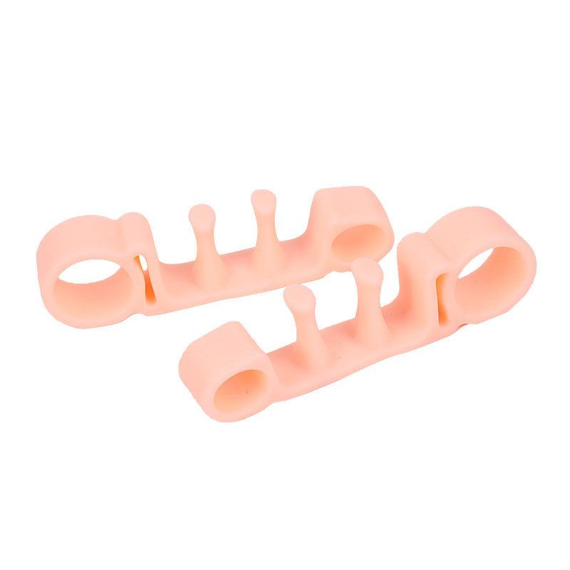 1 Pair Separator Toe Correction Pad Five-hole Toe Pad Hammer Eversion Overlapping Pads