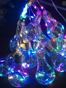 10 Λαμπάκια Led String Fairy Light Κρεμαστό Firefly Party Γαμήλια Διακόσμηση Σπιτιού