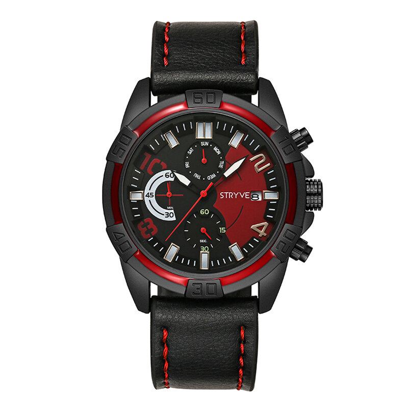 Ανδρικό Ρολόι Sport Style Fashion Chrono Χρονόμετρο Εμφάνιση Ημερομηνίας Ώρας Αθλητικό Χαλαζία