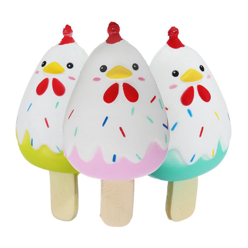 Chick Popsicle Ice-lolly Squishy Slow Rising Μαλακό Παιχνίδι Με Συσκευασία