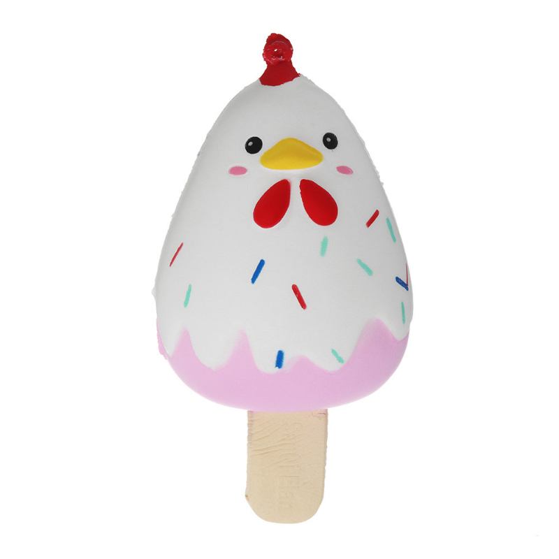 Chick Popsicle Ice-lolly Squishy Slow Rising Μαλακό Παιχνίδι Με Συσκευασία