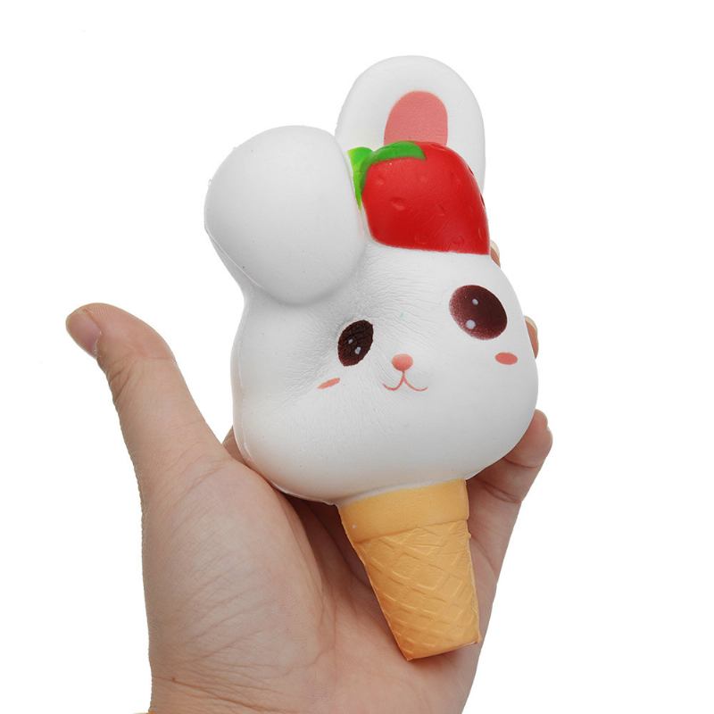 Δώρο Συλλογής Kawaii Rabbit Ice Cream Squishy Slow Rising With Packaging