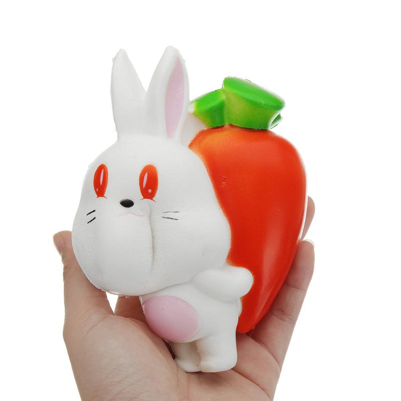 Δώρο Συλλογής Kawaii Radish Rabbit Squishy Toy Slow Rising With Packaging Collection