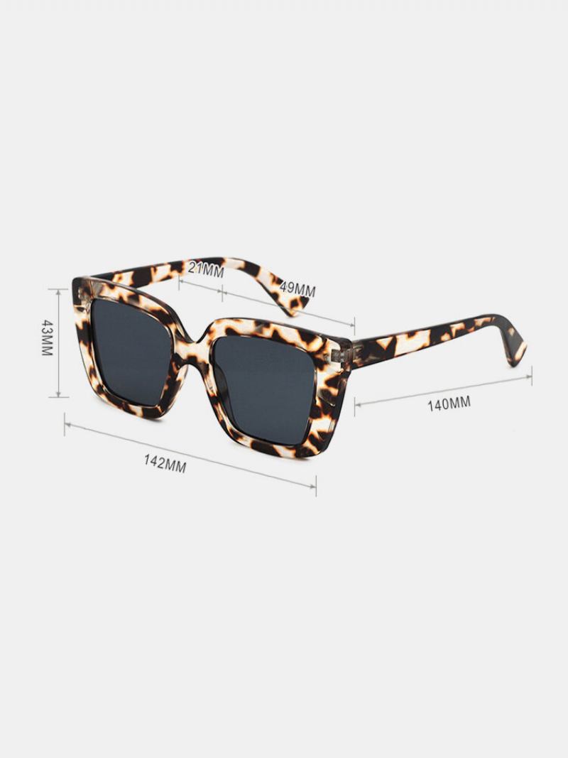 Γυαλιά Ηλίου Unisex Square Full Frame Wide Fashion Outdoor Uv Protection