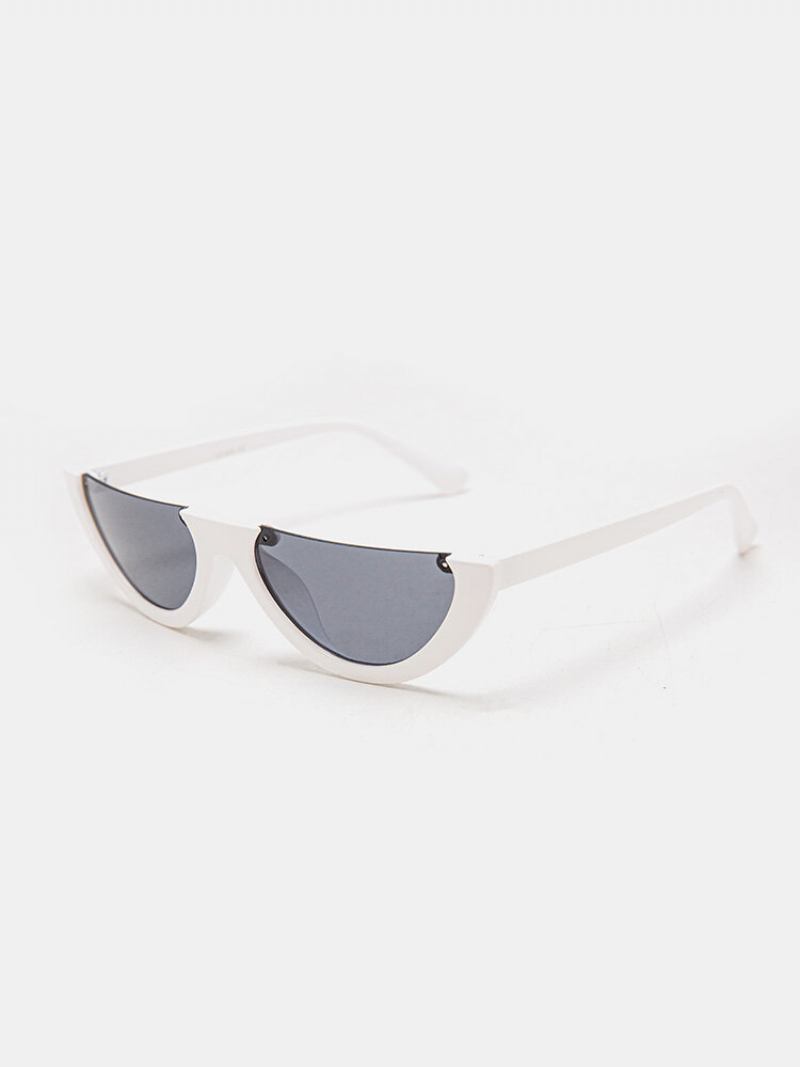 Γυναικεία Retro Fashion Outdoor Uv Protection Cat Eye Lower Half Frame Γυαλιά Ηλίου