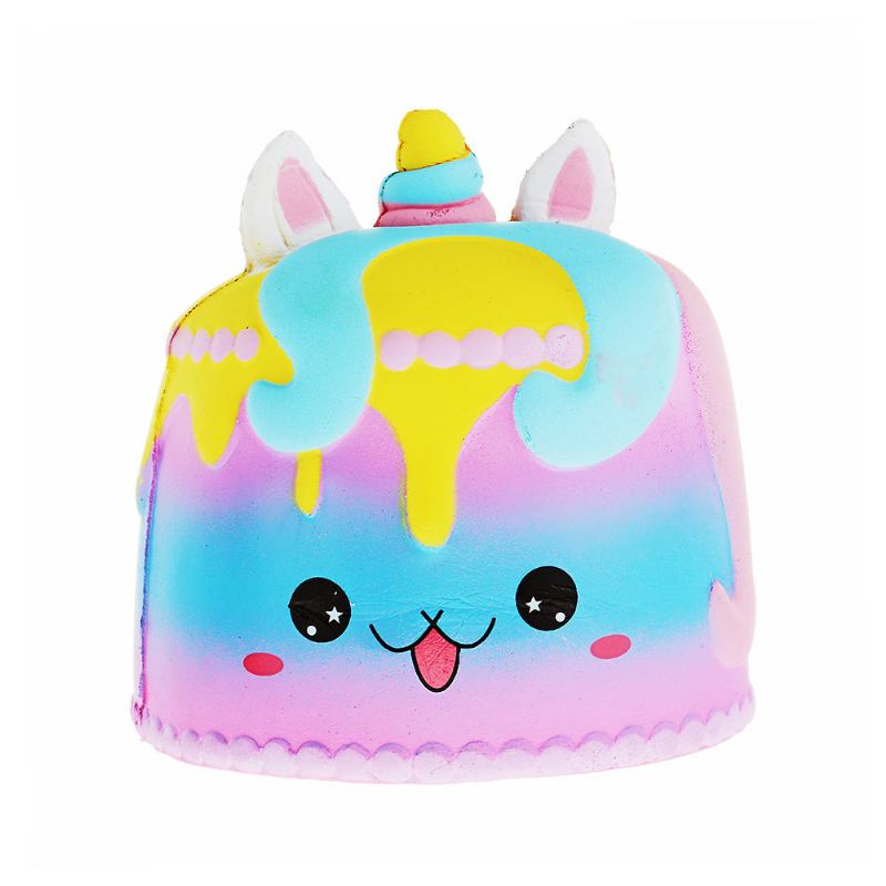 Kawaii Crown Cake Squishy Cute Soft Solw Rising Toy Cartoon Συλλογή Δώρων Με Συσκευασία