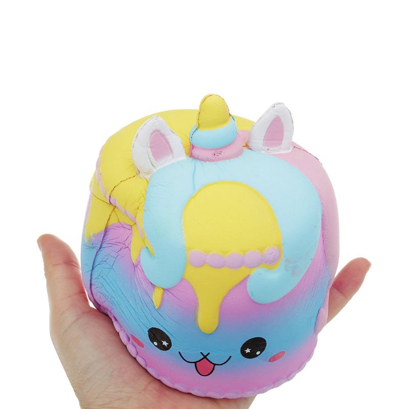 Kawaii Crown Cake Squishy Cute Soft Solw Rising Toy Cartoon Συλλογή Δώρων Με Συσκευασία