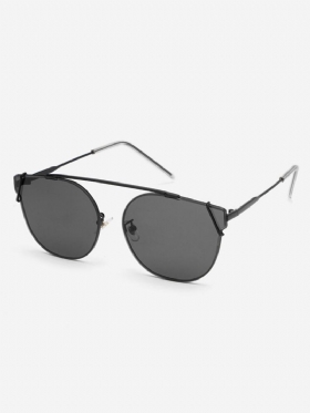 Μόδα Γυαλιά Ηλίου Unisex Metal Full Cat Eye Φακοί Υπολογιστή Anti-uv Outdoor Sunshade