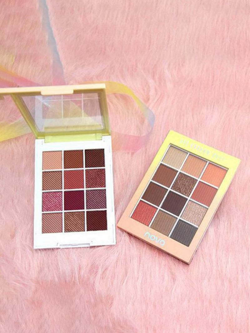 Rainbow Sugar Matte Eyeshadow Palette Maple Leaf Μακράς Διαρκείας Μακιγιάζ Ματιών Με Παλέτα