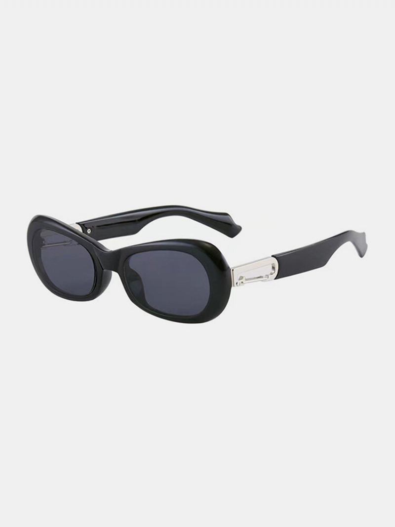 Unisex Metal Tr Oval Full Frame Anti-ultraviolet Fashion Flat Γυαλιά Ηλίου