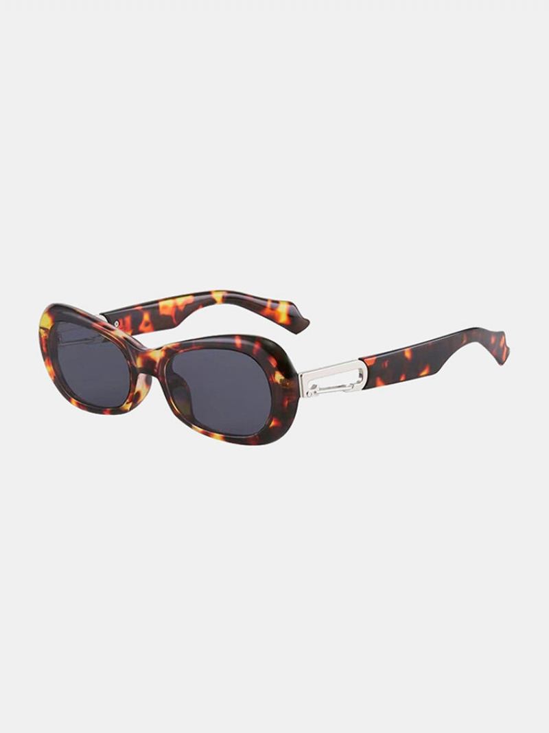 Unisex Metal Tr Oval Full Frame Anti-ultraviolet Fashion Flat Γυαλιά Ηλίου