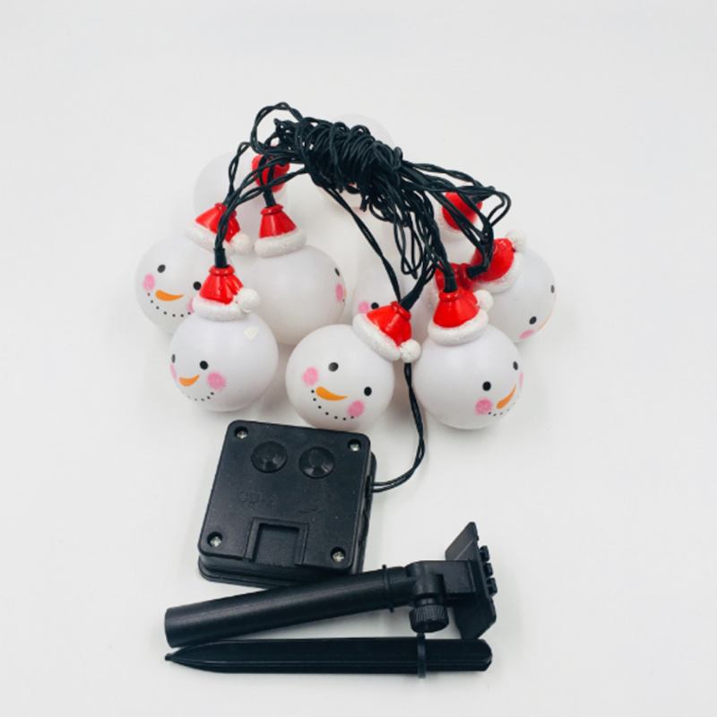 Cute Delicate 10 20 30 Leds Cozy Romantic Snowman Lights String Χριστουγεννιάτικα Φωτιστικά Διακοσμητικά Πάρτι Αυλής