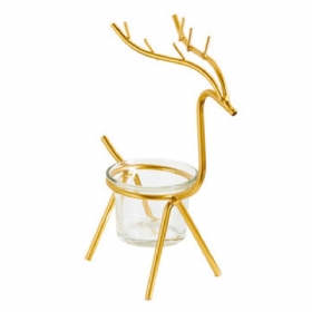 Elk Deer Κηροπήγιο Nordic Style Διακόσμηση Σπιτιού Για Χριστουγεννιάτικο Πάρτι Τραπεζαρίας Γάμου