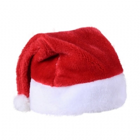 Καπέλο Άγιου Βασίλη Μη Τοξικό Και Άγευστο Παχύ Κοντό Βελούδινο Χριστουγεννιάτικο Απαραίτητα Αξεσουάρ Στολίδι Πολυτελές
