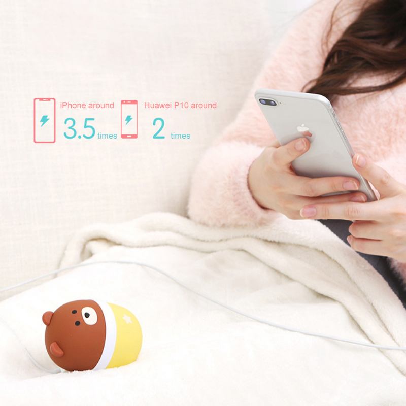 Lovely Pet Hand Warmer Mini Portable Soft Large Capacity Power Bank Δώρο Χριστουγέννων