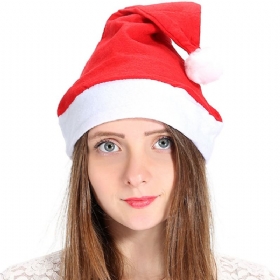 New Manufacturers Wholesale Παιδικά Ενήλικες Καπέλο Άγιου Βασίλη Γενικά Μη Υφασμένα Χριστουγεννιάτικα Διακοσμητικά Καπέλα
