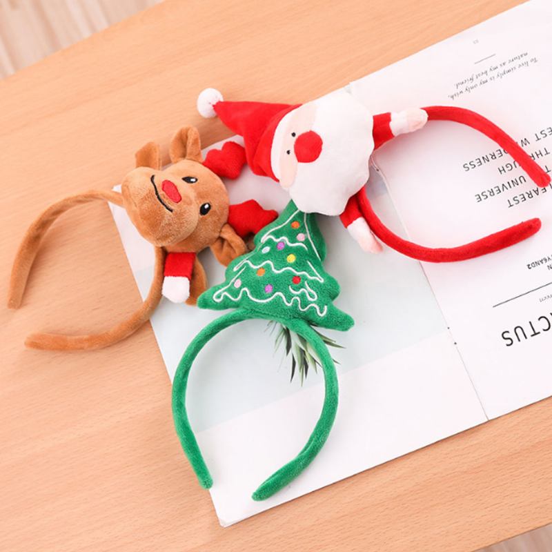 Santa Claus Hair Band Λούτρινα Παιχνίδια Φεστιβάλ Cos Props Χριστουγεννιάτικο Δέντρο Elk Στολίδια Μαλλιών Χριστουγεννιάτικα Δώρα