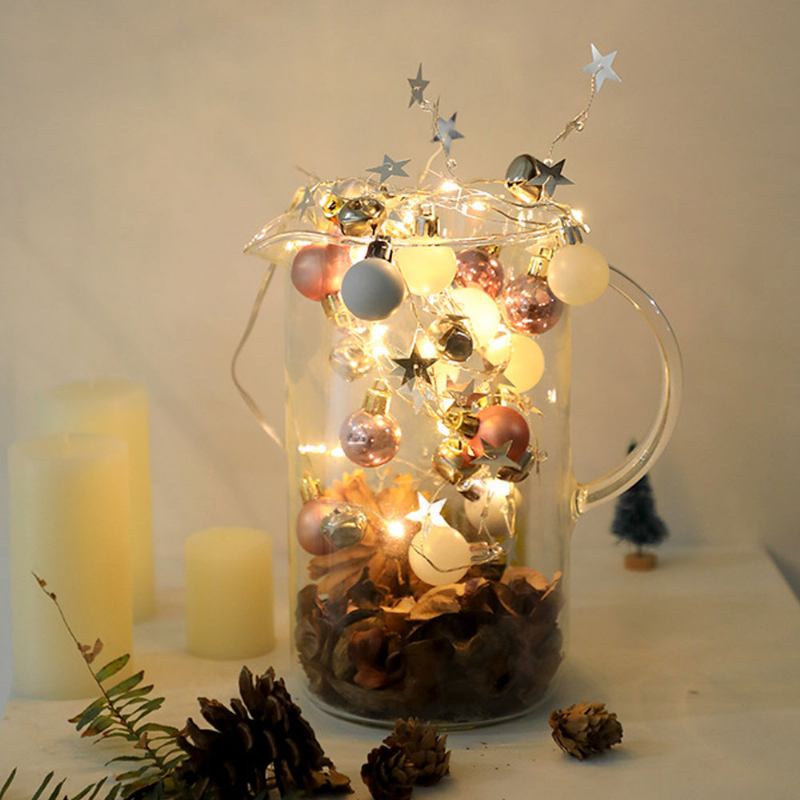 Χριστουγεννιάτικα Φωτάκια Με Κορδόνια Usb Ή Με Μπαταρία Led Fairy Lights Με Ip54 Αδιάβροχα Για Χριστουγεννιάτικη Πρωτοχρονιάτικη Διακόσμηση Εσωτερικών Εξωτερικών Χώρων Ζεστό Λευκό